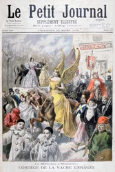 Célébrations de la mi-carême, Paris, 1896