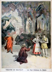 Représentation de Les Sept Châteaux du Diable, Théâtre du Châtelet, Paris, 1896