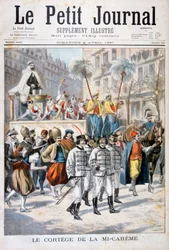 La procession du festival de la mi-carême, 1897