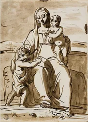 Madone et enfant avec saint Jean