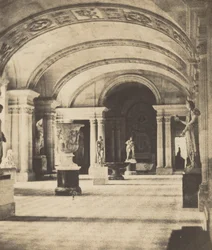 Salon des Caryatides, Louvre, v. 1851 (photo)