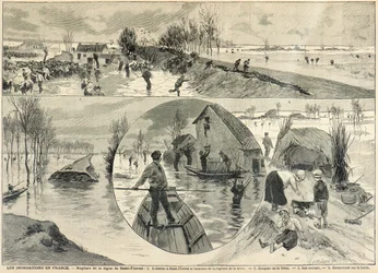 Les inondations de Saint Florent dans la Loire