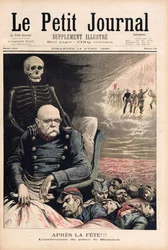 Après la fête : anniversaire du prince Bismarck, tiré de « Le Petit Journal », 14 avril 1895