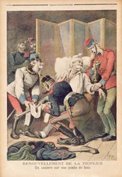 Caricature de la Triple Alliance de l