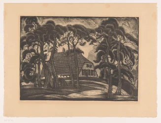 Maison entre les arbres (Boerenhuis te Heelsum)