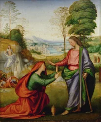 Noli me tangere - Sainte Marie Madeleine rencontre le Christ après sa résurrection ...