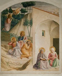 Cella 34 : Le Christ prie à Gethsémani