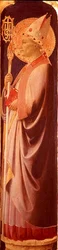 Saint Augustin, pilastre du panneau droit du retable de Santa Trinita, vers 1434