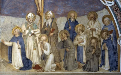 Crucifixion avec saints (détail)