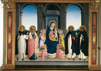 Retable de Fiesole : Vierge à l