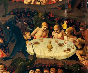 Jugement dernier par Giovanni da Fiesole, connu sous le nom de Fra Angelico (vers 1400-1455), tempera sur bois
