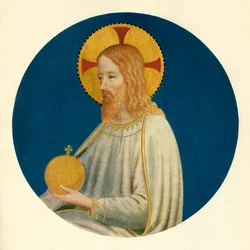 Une figure du Christ, 15ème siècle, vers 1909