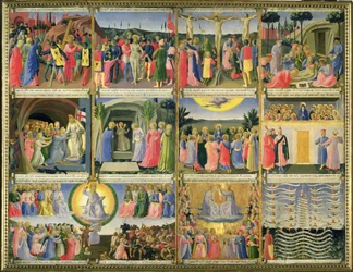 Scènes de la Passion du Christ et du Jugement dernier, à l