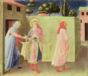 La guérison de Palladia par SS. Cosmas et Damian, prédelle du retable Annalena, 1434