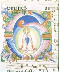 Missel 558 f.92 Initiale historiée 