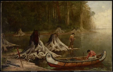 Reliques de la forêt primitive, Canada, 1885