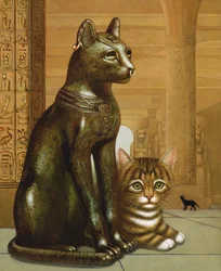 Mike le chat du British Museum