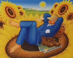 Les tournesols de Van Gogh, 1998