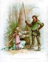 Fuite de la reine Marguerite et du prince Édouard, 1897