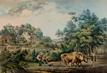 Scènes de ferme américaines. n° 1.