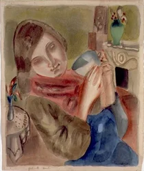 Fille avec un Bol