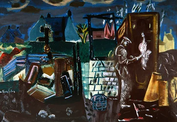 Toilettes extérieures, vers 1935
