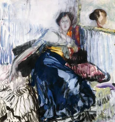 Femme allongée