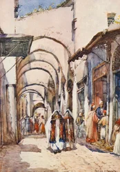 Une rue des arches, Tunis
