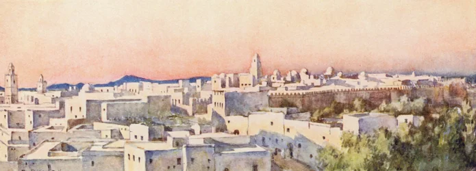 Soir, Kairouan