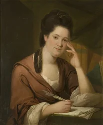 Portrait de Hannah More (née en 1745), vers 1780