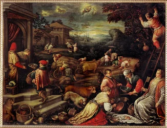 Été (juin, juillet, août) (peinture sur toile)