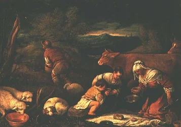 Scène pastorale