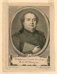 Portrait de P. Alphonsus Nicolai de la Société de Jésus