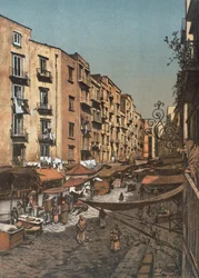 Strada Selleria au Pendino, à Naples