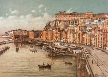 Le quartier de Sainte-Lucie, à Naples