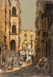 Vico Calderai Porto, à Naples