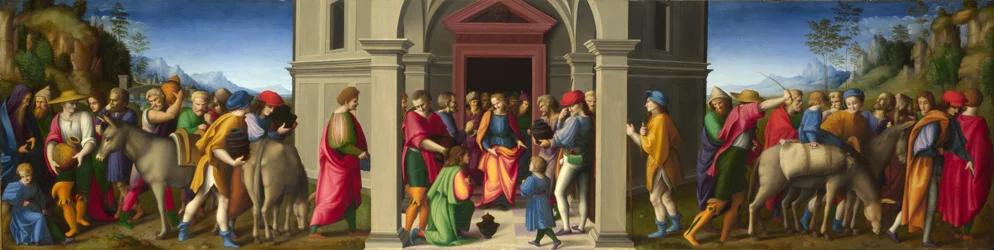 Joseph reçoit ses frères, vers 1515