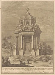 La Prima Macchina pour la Chinea de 1782 : Le Temple de Janus..., 1782