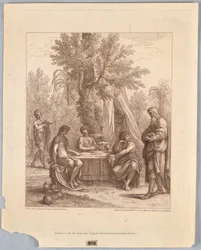 Abraham recevant trois anges