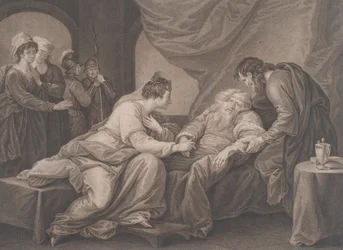 Le roi Lear et Cordelia, Shakespeare, Le roi Lear, Acte 4, Scène 7, vers 1783