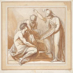 Mercure, Minerve et Pâris