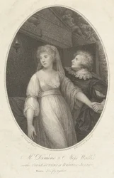 M. Dimond et Mlle Wallis dans les rôles de Roméo et Juliette, 1er mai 1796