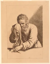 Vieil homme pleurant, d