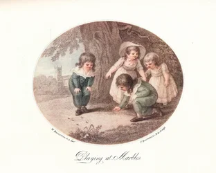 Jeu de billes, 1906