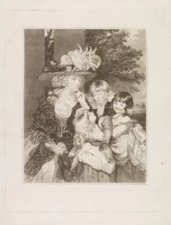 Portrait de Lady Smith et de ses trois enfants