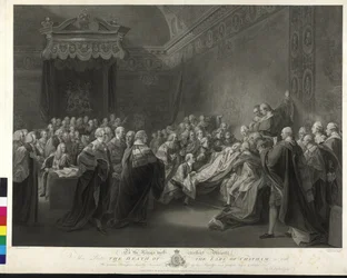 William Pitt La mort du comte de Chatham