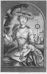 Jeune femme, vers 1740-1810