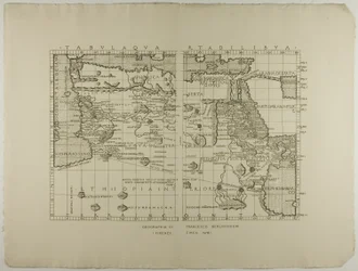 Carte de la Libye, du Moyen-Orient et de l