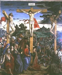 Crucifixion avec Saint Jérôme et Saint François