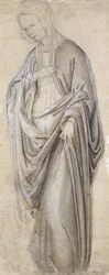 Étude de draperie pour une Vierge annonciatrice